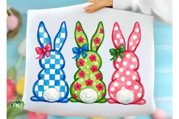 Download Hand-Painted Easter Bunnies PNG - Premium Bundle